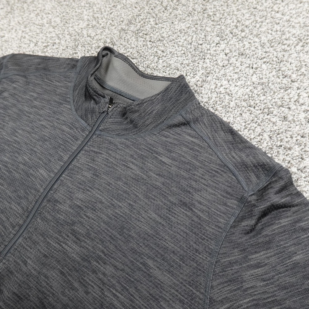 REI Co Op Pullover Mens XL Gray Midweight Base Layer 1/2 Zip Performance Hiking